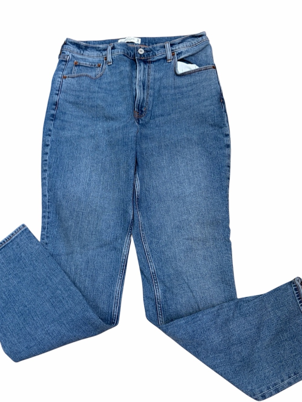 ABERCROMBIE AND FITCH the slim straight ultra high-rise size 10 jeans
